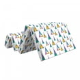 thumbnail image 2 of Christmas Foldable Mattress, Watercolor Trees Stars, 74.8" x 39.4", Charcoal Grey Multicolor, by Ambesonne, 2 of 6