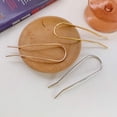 thumbnail image 4 of Horquilla de Metal para el Cabello, Palillos para el Cabello en Forma de U Simples, Horquillas para el Cabello chapadas en Oro de aleación, Clips para Mujeres, Accesorios para Herramientas de Peinado, 4 of 6