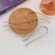 thumbnail image 4 of Horquillas para el pelo chapadas en oro, oro rosa y plata para peinar el cabello grueso de las mujeres, juego de 3 horquillas de metal en forma de U, 4 of 6