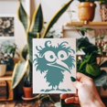 thumbnail image 4 of 1set 9pcs 9 styles PET Hollow Out Drawing Painting Stencils for Scrapbook Photo Album Eye 150x150mm 1pc/style, 4 of 9