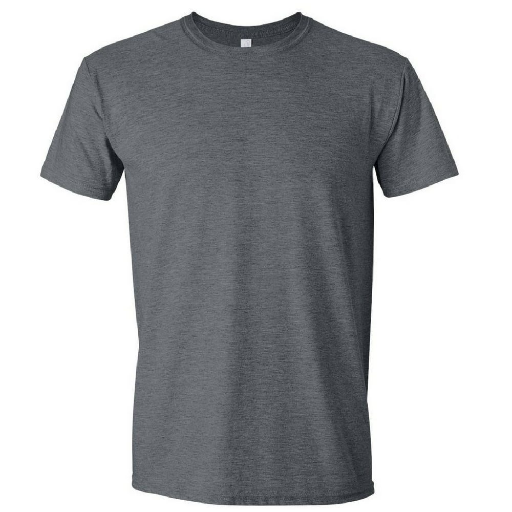 Gildan - Gildan Mens Short Sleeve Soft-Style T-Shirt - Walmart.com ...