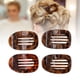 thumbnail image 3 of Pinzas Para El Cabello Planas, 4 Piezas Elegantes Pinzas Para El Cabello Planas De Plástico Para De Caballo Para Conducir, 3 of 7