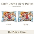 thumbnail image 2 of One Piece Anime Pillow Covers Classic Print Polyester Sofa Cushion Covers Home Decor Living Room Cushion Covers for Bed Sofa Car 20" X 14", 2 of 6