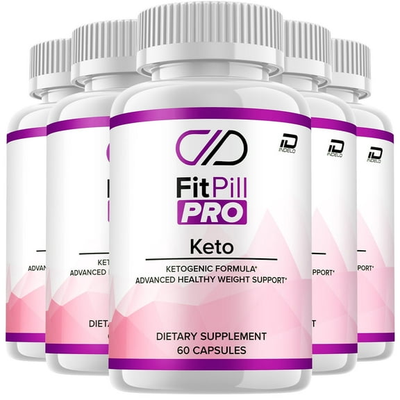 FitPill Pro Keto Capsules – FitPills Pro Pills Advanced Formula, Maximum Strength, 5 Pack, 300 Capsules