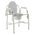 thumbnail image 2 of Drive Medical Commode Chair Drop Arms Steel Back Bar up to 300 lbs, 2 of 5