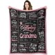 thumbnail image 1 of LHSHID Flannel Throw Blanket Grandma Color Birthday Gift for Grandma 30"x40", 1 of 6