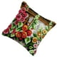 thumbnail image 2 of Kearding Kit de cojines de poliéster, flores, agujas inodoras no tóxicas, hermosos cojines florales, artesanía exquisita Artesanía, 2 of 6