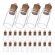 thumbnail image 1 of EeaseMX 50 frascos pequeños de vidrio transparente de 1,5 ml, ideales para crear recuerdos de boda, mensajes y fiestas con tapones de corcho., 1 of 7
