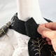 thumbnail image 5 of Tops de trabajo para Mujeres,Cárdigan abierto para mujer, tejido transpirable brillante, chaqueta informal de cuello redondo, mezcla de poliéster y elastano, ideal para el hogar, sopatenor, 5 of 9