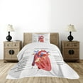 thumbnail image 4 of Ambesonne Science Quilted Bedspread Set 2 Pcs, Human Body Organ, Twin Size, Multicolor, 4 of 5