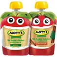 Mott's No Sugar Added Applesauce Variety Pack, 3.2 oz, 20 Count Clear