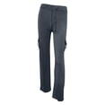 thumbnail image 5 of Linen Summer Pants Women 2026 Trendy Casual High Waist Drawstring Loose Fit Lightweight Long Palazzo Gauze Pants, 5 of 6