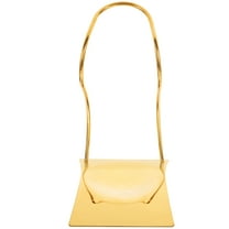 HONMEET Modern Spoon Rest Golden Stainless Steel Utensil Storage 1Pack