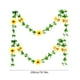 thumbnail image 3 of 220cm/86.6inches Rattan Decoration Sunflower Sunflower Vines Artificial Flower Plastic High Simulation Green Plant Two Pieces Per Pack 10 Flowers Per Strip, 3 of 6