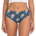 thumbnail image 1 of Fotbe Astronaut Corgi Dog Calzones Estampados para Mujer – Ropa Interior de Algodón, Cómoda, Suave y Elástica-Large, 1 of 6