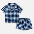 thumbnail image 2 of Toddler Girls Short Sleeve Solid Tops And Shorts 2PCS Outfits Clothes Set For Children Clothes, 2 of 5