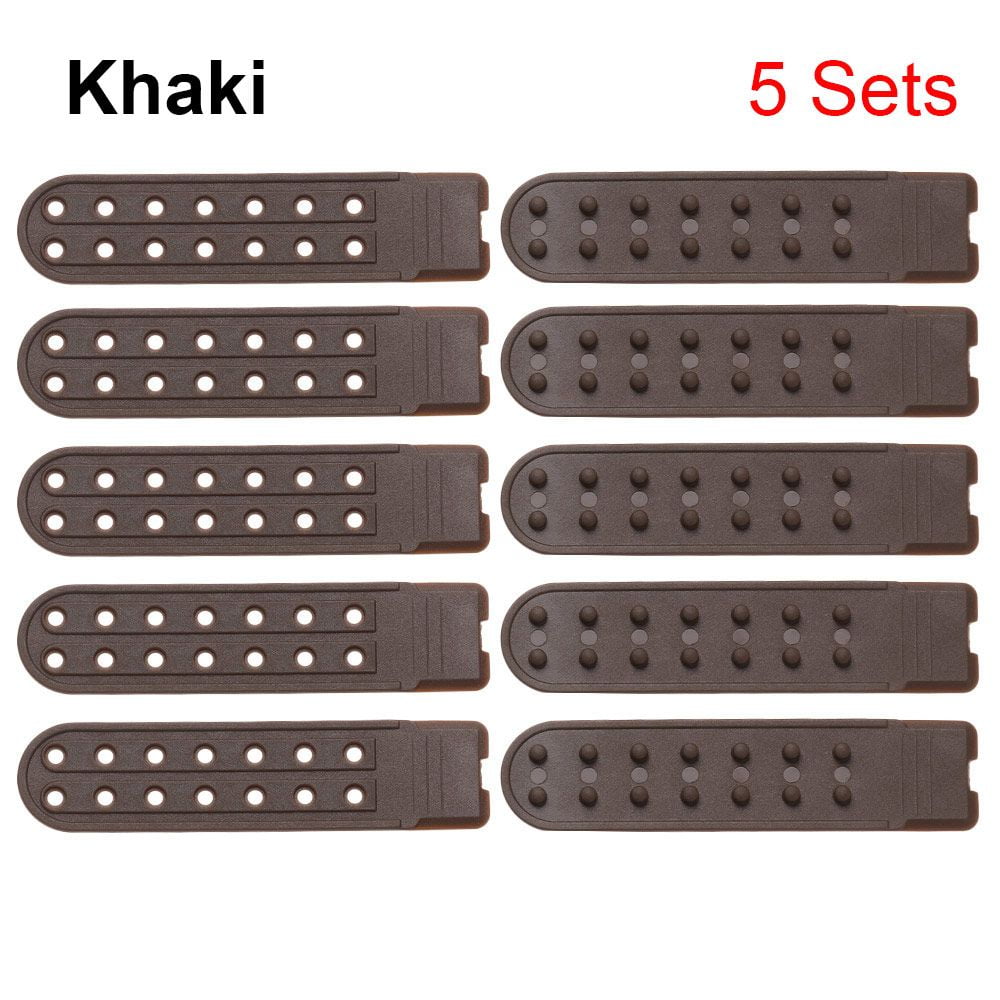 20 Paires De Boucles De Remplacement Pour Casquette - Plastique, Système Push-pull, 14 Trous - Réparation Snapback, Baseball