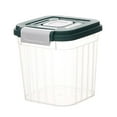 thumbnail image 2 of GUOOL Contenant pour Aliments Secs Contenant de Rangement pour Riz, Polyvalent, Bac de Rangement pour Riz Hermétique Distributeur de Riz pour Cuisine Sucre Noix Farine Vert 5kg, 2 of 9