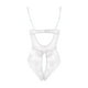 thumbnail image 4 of Gibobby Lenceria mujer sexy Conjunto de Liguero con Sujetador de Encaje, Lencería Elegante y Exquisita para Mujer para Noche de Bodas, Luna de Miel y Más(Blanco, XXG), 4 of 5