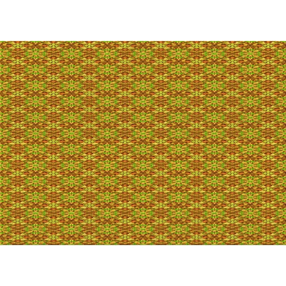 Ahgly Company Indoor Rectangle Patterned Mahogany Brown Area Rugs, 6' x 9'