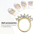 thumbnail image 2 of UDIYO 10Pcs/Bag Nail Rhinestones Creative DIY Design Accessories 3D Nail Art Decorations for Nail Design, 2 of 7