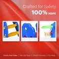 thumbnail image 2 of Kadyn 2 in 1 Toddler Slide Kids Slide for Age 3-8, Freestanding Kids Slide with Climber, Basketball Hoop, Red, 2 of 6