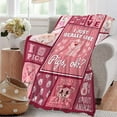 thumbnail image 3 of Cute Pig Flannel Blanket for Girl Boy I Just Really Like Pigs Fleece Throw Blanket Super Soft Cozy Plush Fuzzy Pink Cartoon Pig Pattern Blankets for Couch Sofa Bed Gifts for Baby Kids Adult 60"x50", 3 of 6
