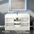 thumbnail image 6 of EVIVA Garci 24 Inch White Transitional Bathroom Vanity with Porcelain Top, 6 of 7