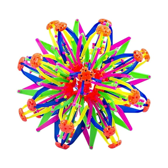 Children's Puzzle Telescopic Deformation Toy Variety Flower Toy Becomes Larger And Shrinkable Elastic Large Outdoor Throwing And Catching Toy
