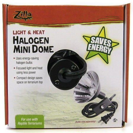 Zilla Mini Halogen Dome Fixture 4.75  Pack of 3