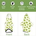 thumbnail image 3 of Uemuo Green Frog for Winter Dog Hoodie Sweatshirts with Pockets Warm Dog Clothes for Small Dogs Chihuahua-Large, 3 of 8