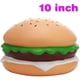 thumbnail image 2 of Squishy gigantes de 10 pulgadas que crecen lentamente, Squishy de crecimiento lento, Squishy de hamburguesa, Squishy gigantes perfumados, juguetes antiestrés kawaii, juguetes de descompresión para apr, 2 of 5