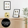 thumbnail image 3 of Americanflat 9x11 Picture Frame with Shatter-Resistant Glass Openings Instant 2x3 Mat Print Photos Mini Frames - Black, 3 of 8