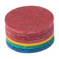 thumbnail image 1 of Punta de billar, punta de taco de billar, cabezal de taco de repuesto multicolor portátil de múltiples capas para juegos de billar para principiantes 14 milímetros, 1 of 8
