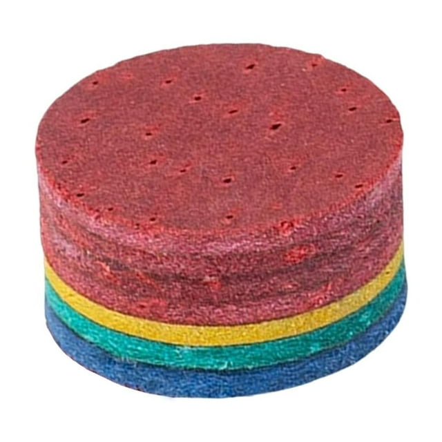 Punta de billar, punta de taco de billar, cabezal de taco de repuesto multicolor portátil de múltiples capas para juegos de billar para principiantes 14 milímetros