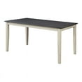 thumbnail image 2 of Furniture of America Elvorta Wood 5-Piece Dining Table Set in Antique White, 2 of 5