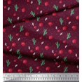 thumbnail image 3 of Soimoi polyester Crepe Fabric Triangle,Floral & Cactus Tree Print Fabric by Yard 52 Inch Wide, 3 of 3