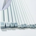 thumbnail image 3 of tooloflife 2Pcs/Set Single Pointed Knitting Needles Stainless Steel Handmade Weave DIY Tools 2mm-10mm Silver White, 3 of 7