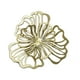 thumbnail image 1 of Decoración de pared de metal, flor decorativa de pared, estilo moderno, adorno floral de pared Dorado Pequeño, 1 of 9