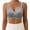Green, variant on 1PC Bra Trendy Ribbed Knit Bra for Women Soft Cup Wireless Bralette with Side Support Casual Everyday Underwear in Multiple Colors Black L