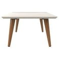 thumbnail image 3 of Utopia 11.81" High Rectangle Coffee Table with Splayed Legs in White Gloss, 3 of 4