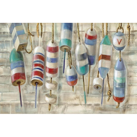 Art.com Summer Buoys Art Print by Silvia Vassileva, 18" x 12"