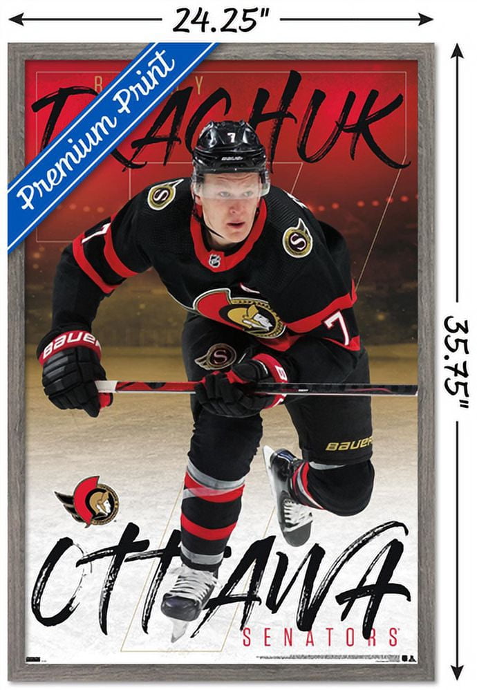 NHL Ottawa Senators - Brady Tkachuk 21 Wall Poster, 22.375" x 34", Framed