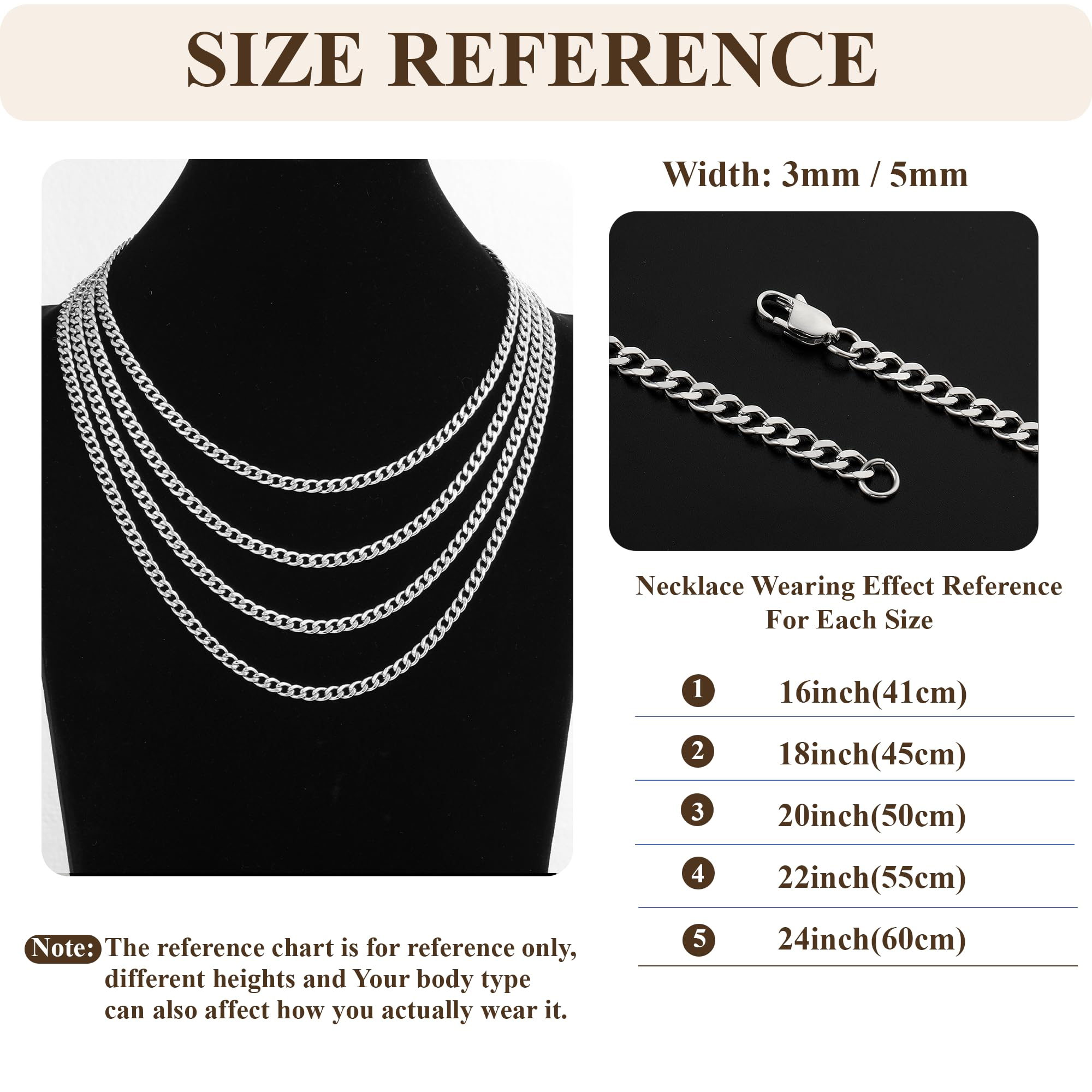 APSVO 925 Silver Plated Cuban Curb Link Chain Necklace photo 5
