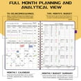 thumbnail image 4 of Zeng Purple Budget Expense Tracker Monthly Planner & Appointment Book, 7" x 10", Purple 200 Pages, 4 of 7