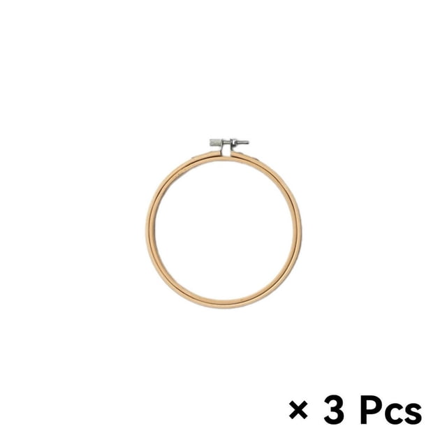 CHUANK Embroidery Hoop Comfortable Touch Cross Stitch Flexible Adjustment Cross Stitch 3.15 In