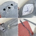 thumbnail image 7 of Jiibva Cute Plush Seal Crossbody Bag Soft Mini Shoulder Purse for Animal Lovers Y2K Accessory, 7 of 7