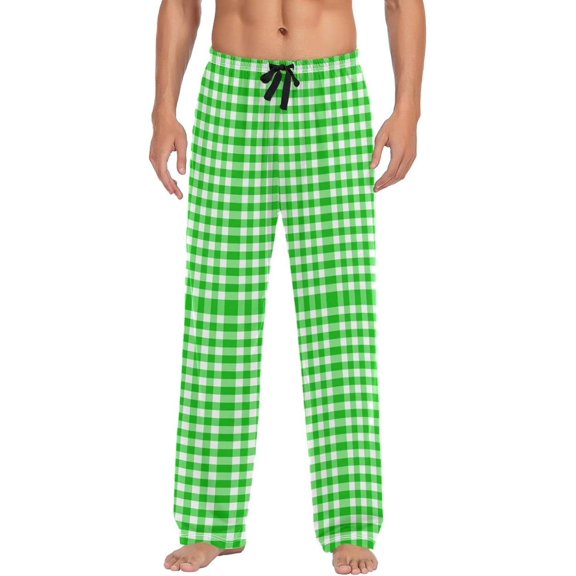 GZHJMY St. Patrick's Day Pajama Pants for Men, Lounge Pants Lightweight Men Pajama Bottoms with Drawstring Pockets, Christmas New Year Birthday Gifts, X-Large