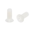 thumbnail image 1 of Tornillos de nylon roscados Uxcell M4x0.39", tornillos de máquina de cabeza plana Phillips, 100Pcs, 1 of 4