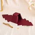 thumbnail image 5 of Christmas Tree Shaped Gift Box,Foldable Candy Treat Box with Faux Leather Handle,Red Cardboard Party Favor Box for Xmas Presents and Holiday Gifts, 5 of 6